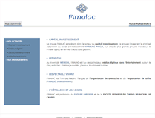 Tablet Screenshot of fimalac.com